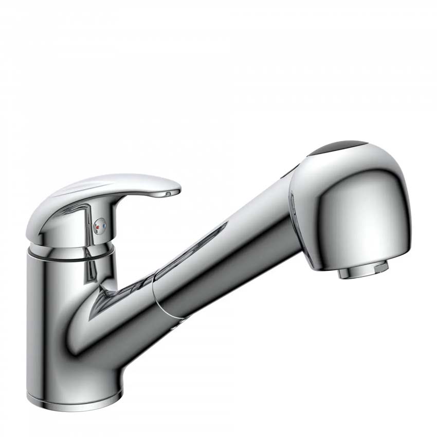 Robinet de cuisine Aiko chrome avec bec extractible