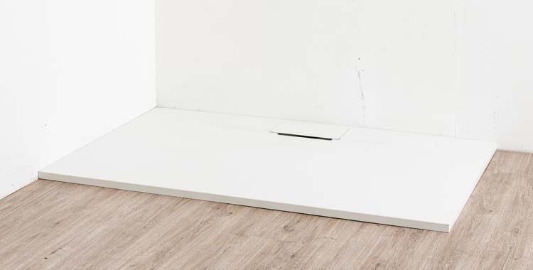 Douchebak Myo SMC mat wit leisteenlook 140x90cm