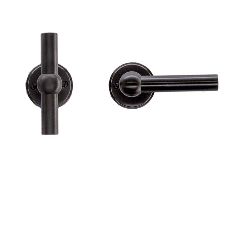 Poignée de porte pro grado T+L carbon noir sans rosace