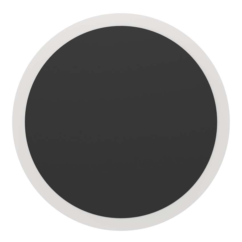 Applique murale - Noir - Ø17cm - Dimmable - LED - 1x12W - 3000K