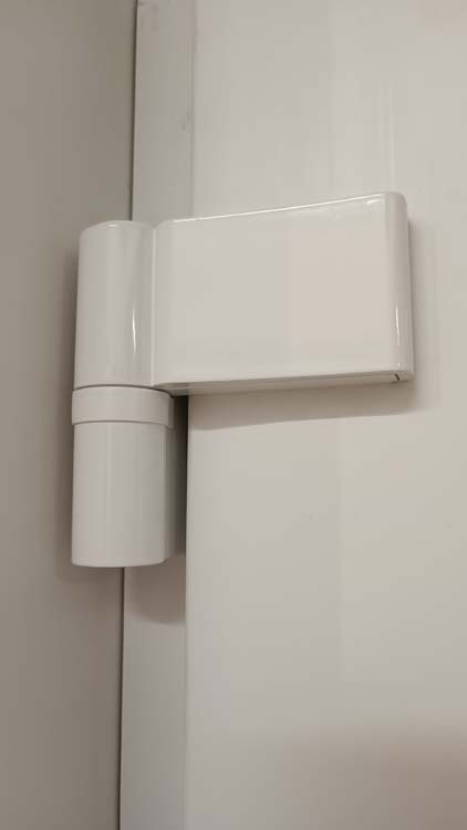 Buitendeur pvc inbraakwerend met alu afwerking Varno anthra maatwerk L
