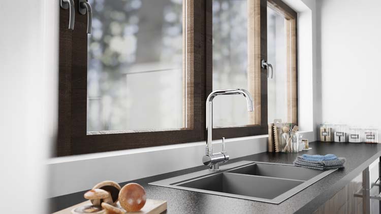 Robinet de cuisine Window chrome