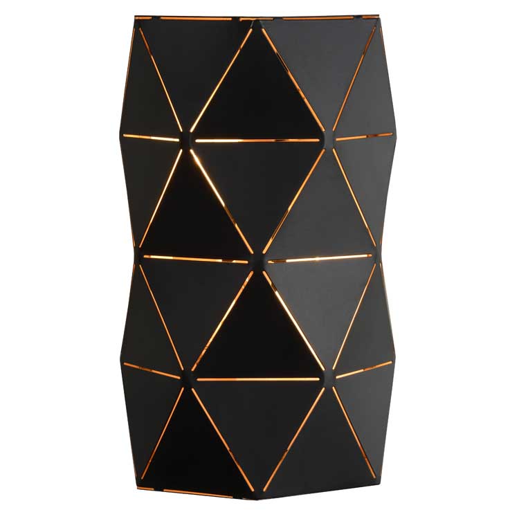Lucide OTONA - Wandlamp - E14 - Zwart