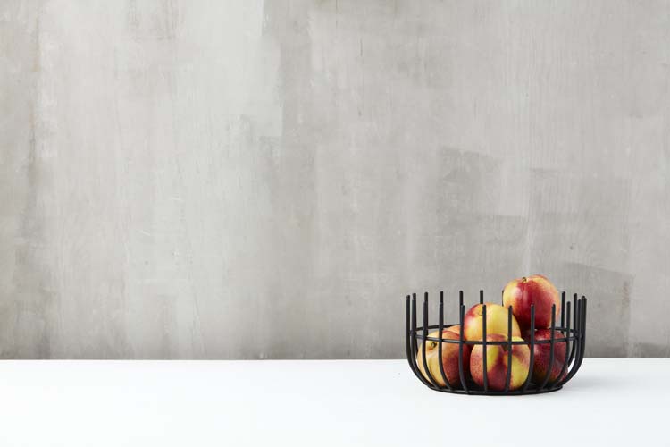 Mand Point-Virgule wire zwart 20 x 10 cm