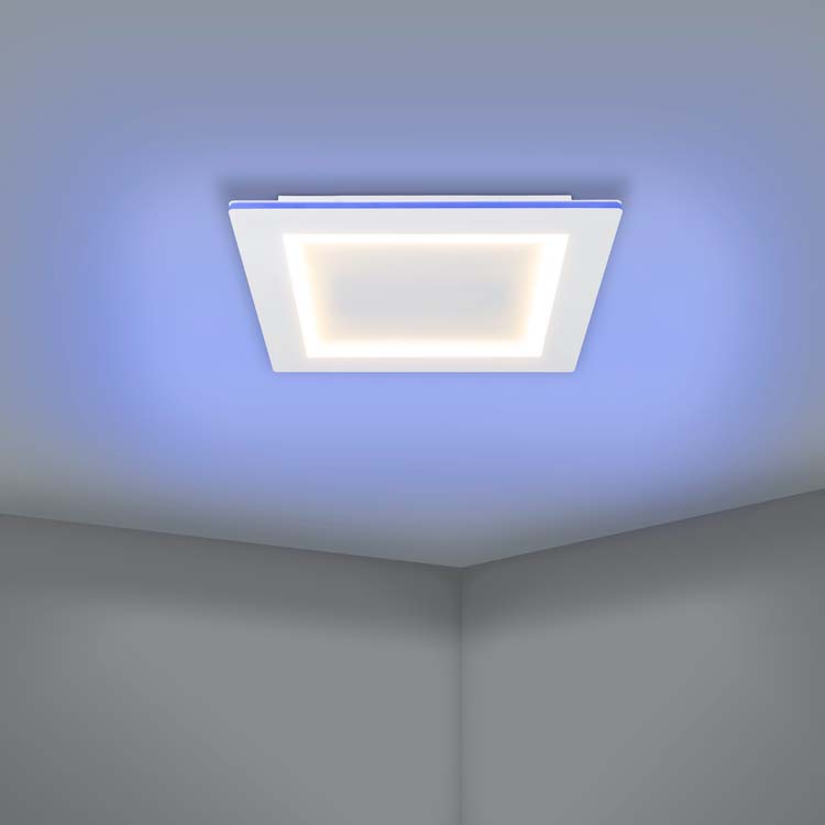Plafonnier - blanc - 45x45cm - dimmable - LED - 1x27,9W - 2700-6500K + RGB
