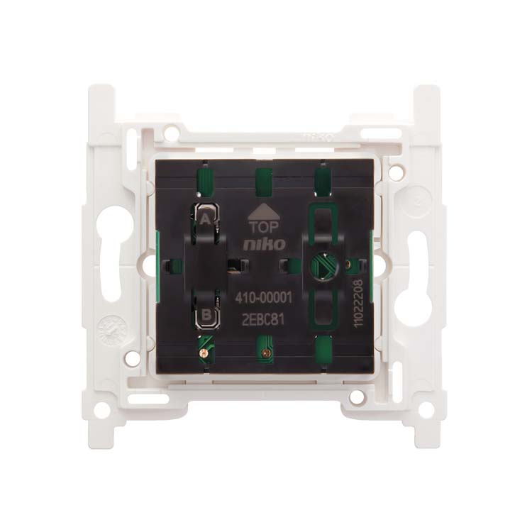 Niko Home Control socle pour interrupteur sans fil à 2 contacts