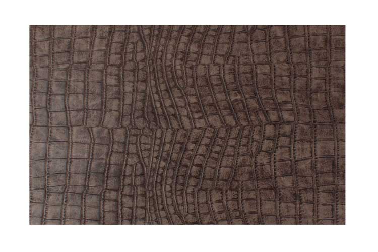 Placemat Layer crocodile brun 45x30 cm