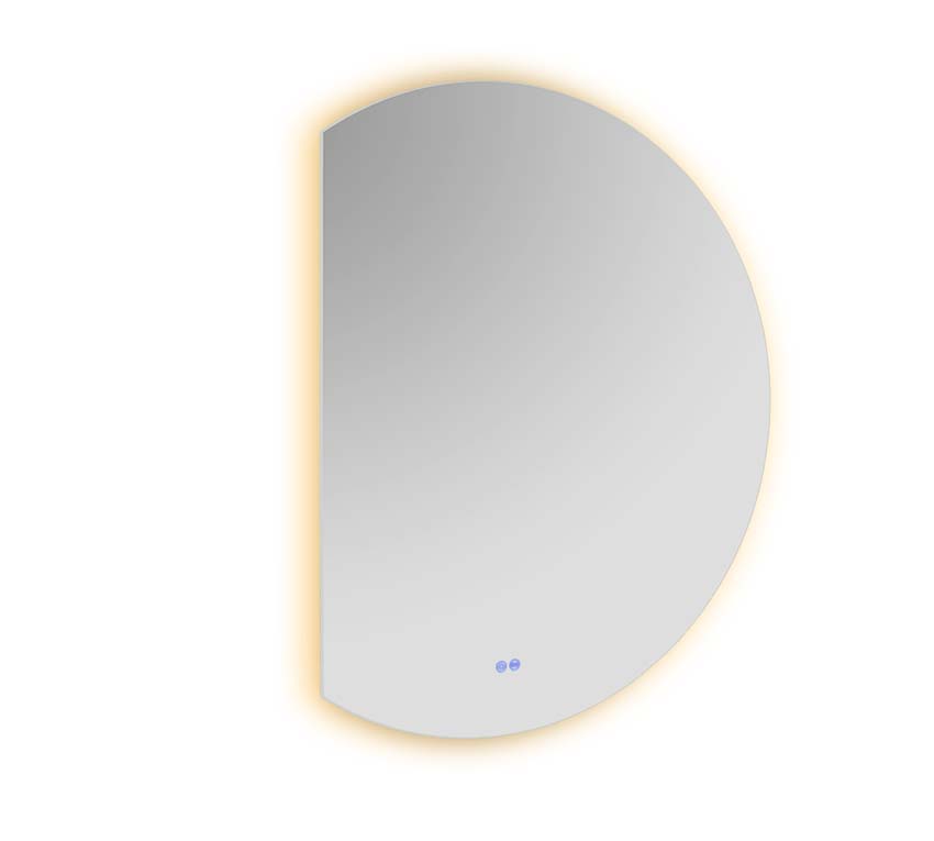 Spiegel organisch LED + anti-condens 100x80cm