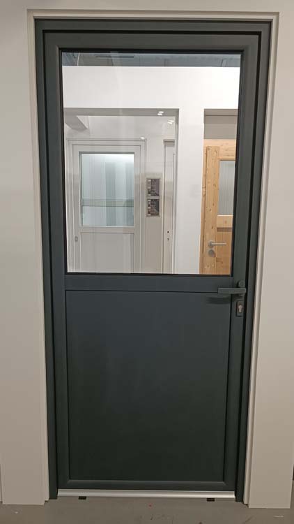 Porte extérieure alu Aveiro anthracite G sur mesure
