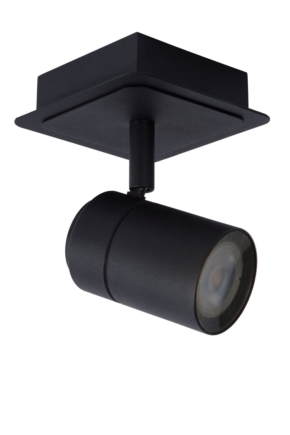 LENNERT Plafondspot 5W/GU10 Mat Zwart