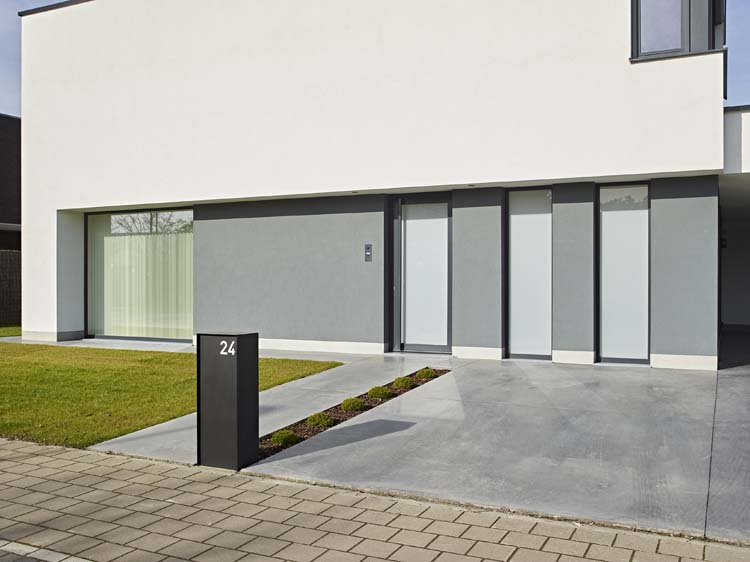 Pakketbrievenbus ONZO (eSafe) Dropbox small back zwart