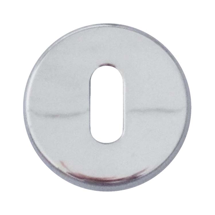 Entrée de clé rond rosace clique 45mm chrome
