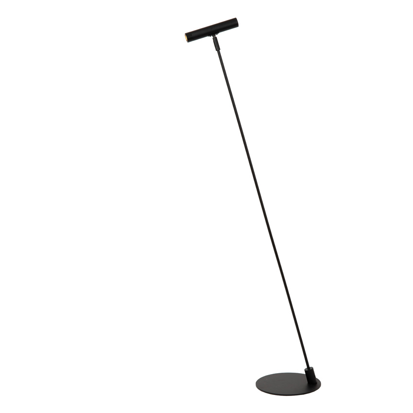 Lampadaire - LED 3 dimmable - G9 - 1x3W 2700K - Anneaux interchangeables inclus - Noir