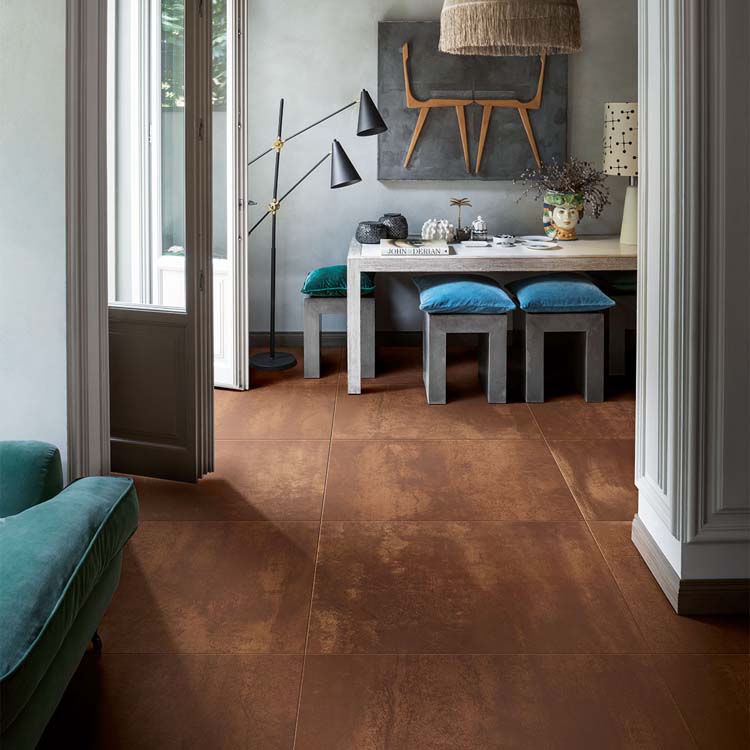 Vloer Bronx oxido roest 60x60cm