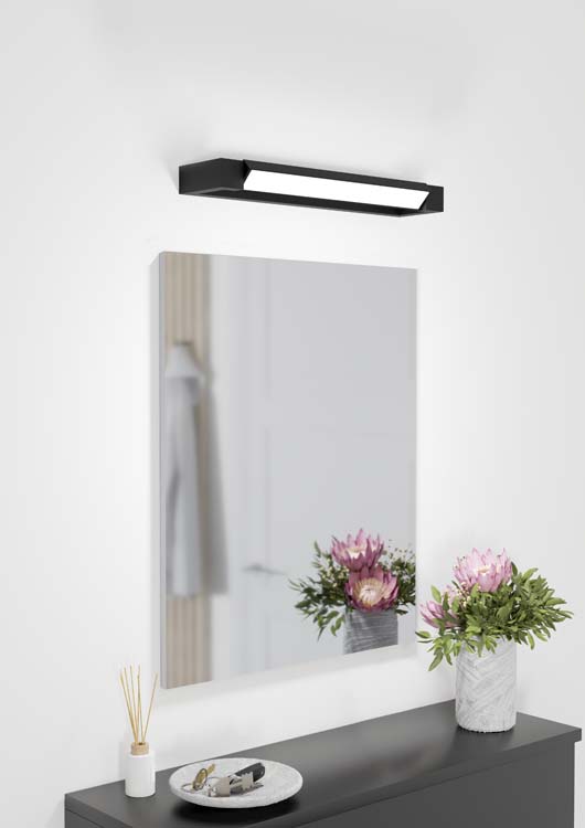 Eglo GEMILIANA - Applique murale - LED - 8,9W - noirzwart