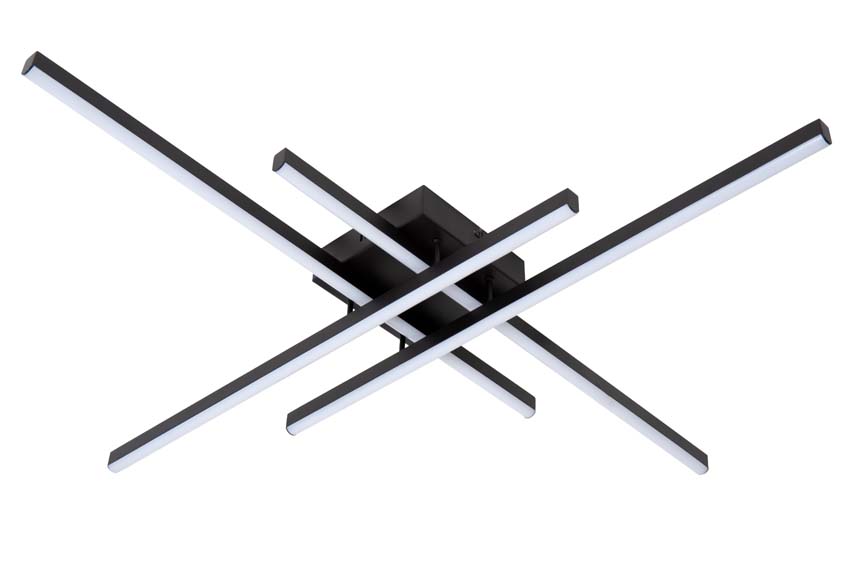 Plafonnière Axon - zwart - LED dimbaar - 1x42W - 2700K/4000K