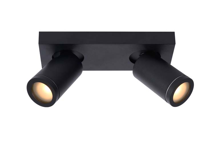 TAYLOR Spot Plafond 2x GU10/5W IP44 DTW  Noir