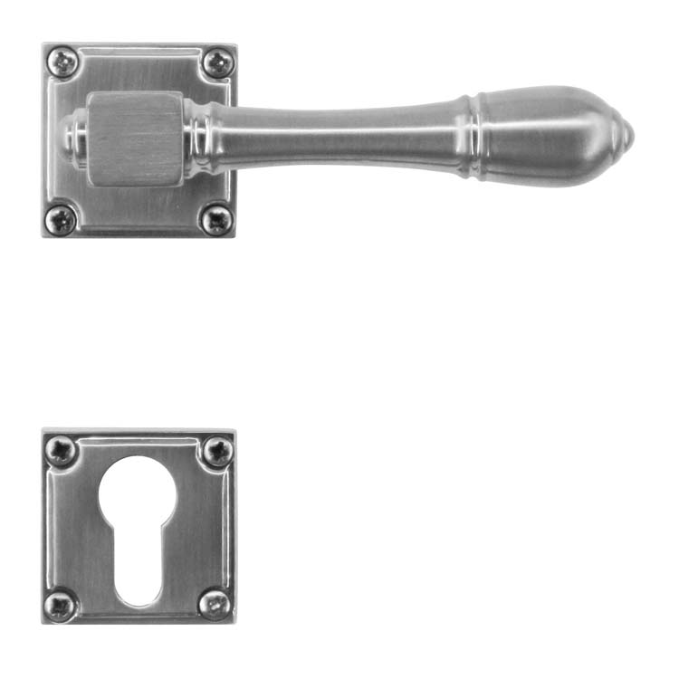 Deurkruk pro prato inox look cilinderrozet