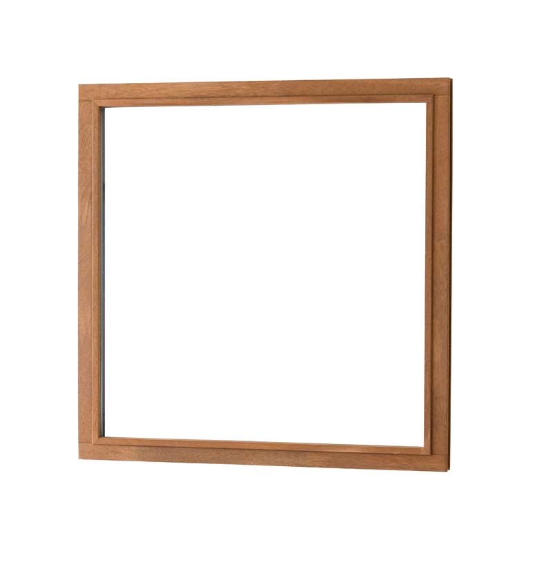 Châssis fixe Trae bois Meranti 46mm naturel L900xH900mm