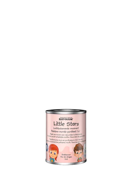 Little stars luchtzuiverende muurverf drakenvuur 0.125L Little stars luchtzuiverende muurverf drakenvuur 0.125L