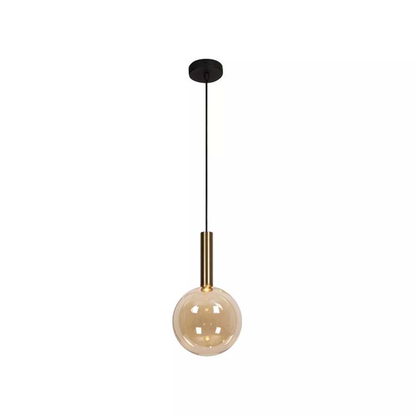 Lucide Vibes Josiane - Suspension - Ø18cm - 1xG9 - Ambre