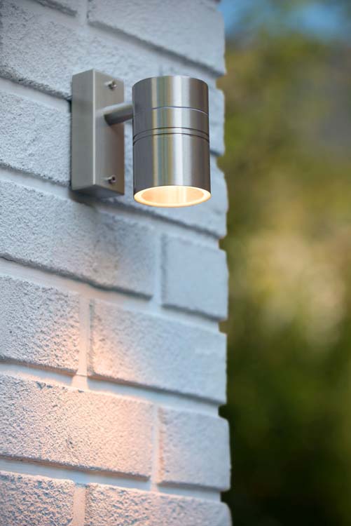 Lucide ARNE-LED - Spot mural - Ø 6,3 cm - GU10 - 5W 2700K - Chrome