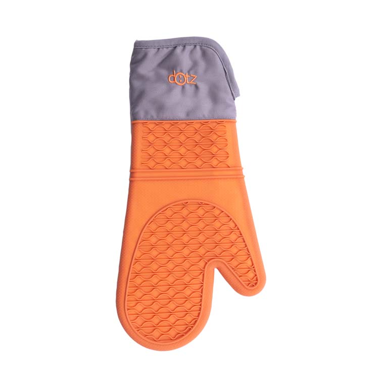 Gant de cuisine Dotz silicone terracottaé 38.5 cm