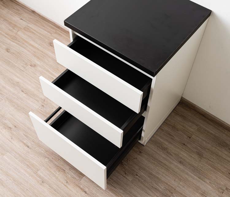 Keukenkast Plenti onderkast met 3 lades wit 60x78cm