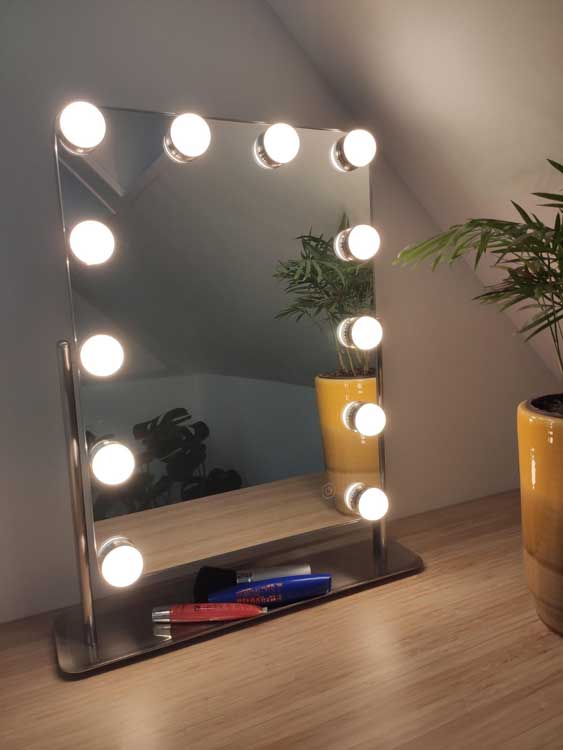 Make-up spiegel Design LED 50 cm dikte 10 cm