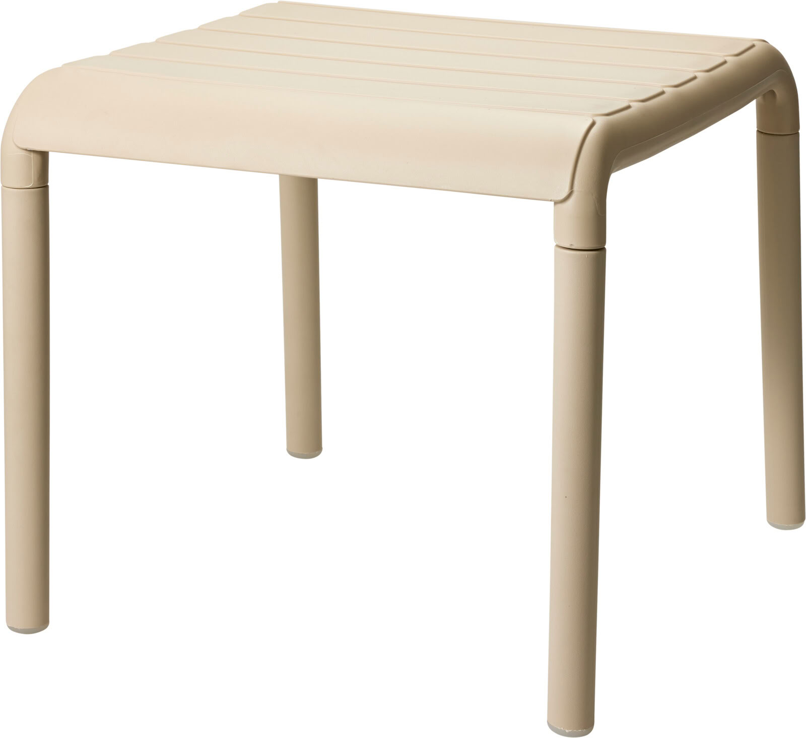 Bijzettafel outdoor beige 45x45x41cm