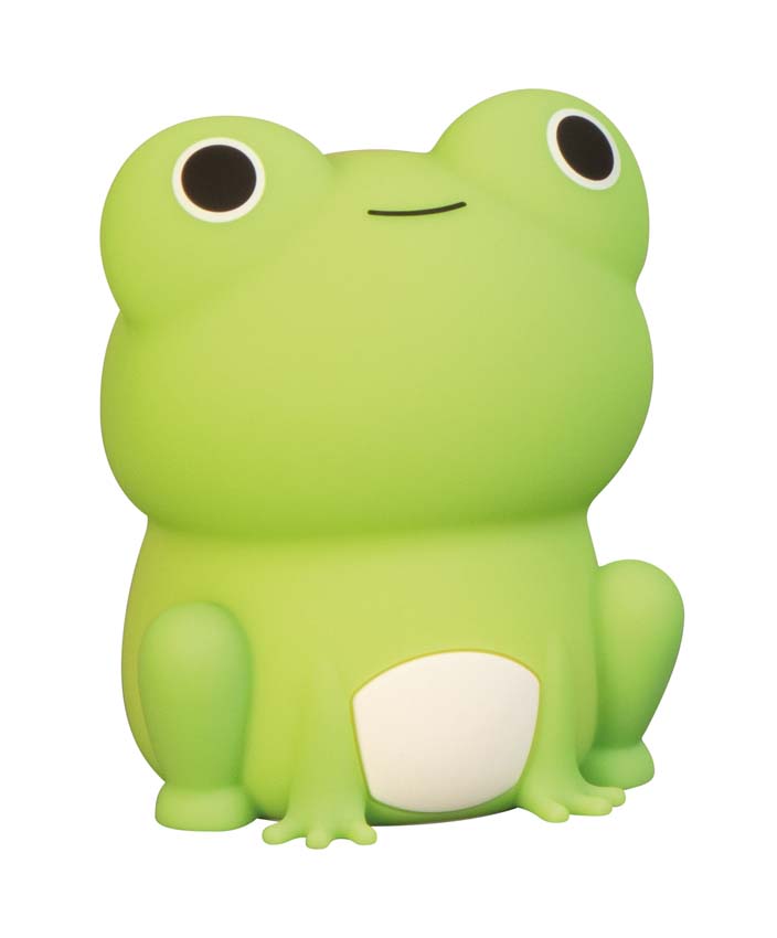 Tafellamp Kikker - Groen - B8cm - Dimbaar - LED - 1x0,4W - RGB 3000K - met batterij en timer