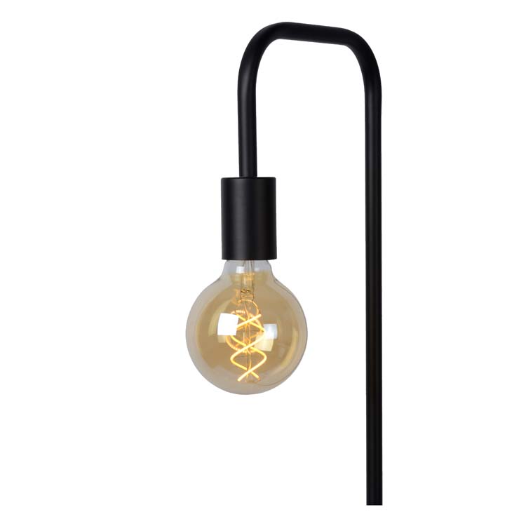 LORIN - Vloerlamp - 1xE27 - Zwart