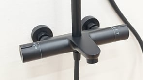 Colonne de baignoire et douche Hoax thermostatique noir mat