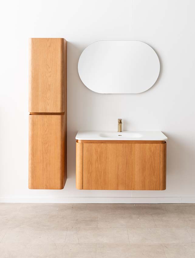 Spiegel Floris ovaal LED + anti-condens 100x65cm Spiegel Floris ovaal LED + anti-condens 100x65cm