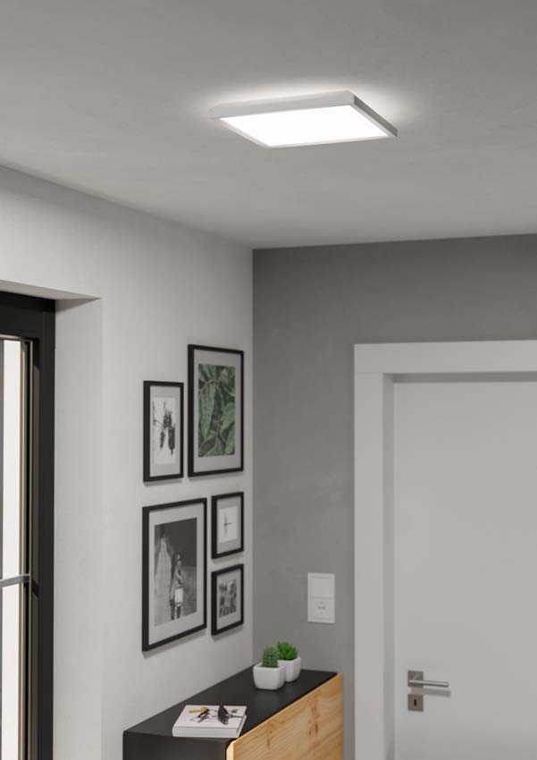 Plafonnier - Blanc - 29x29cm  - LED - 1x14W - 2700-6500K - IP44