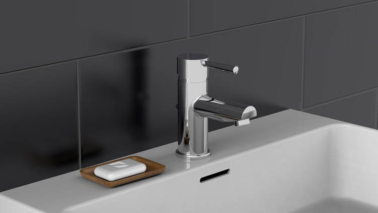 Robinet de lavabo Unai chrome
