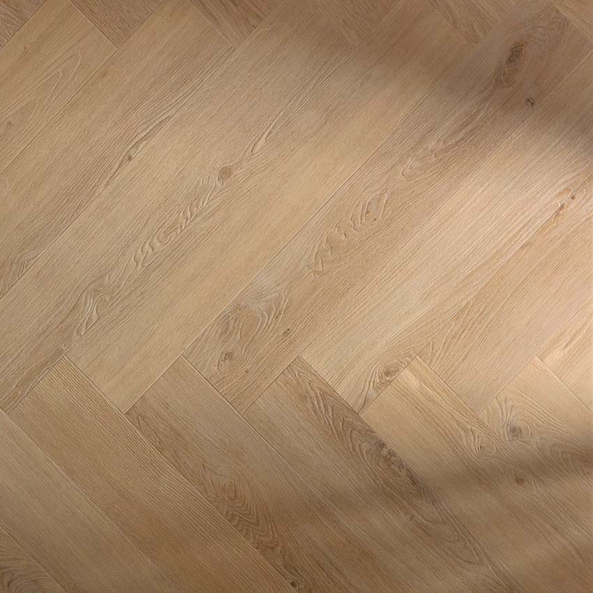 Vinyl vloer Floorify Anago 4,5mm visgraat honing eik 75x12,5cm Vinyl vloer Floorify Anago 4,5mm visgraat honing eik 75x12,5cm