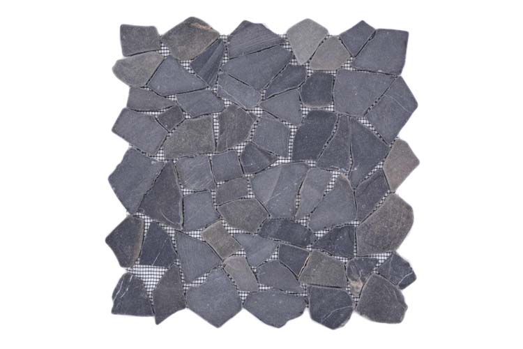 Mosaïque Flagstone gris pierre mat 30,5x30,5cm