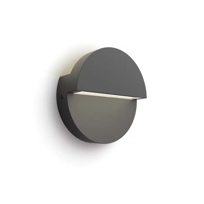 Applique murale d'extérieur Cleo - anthracite - 4.3W - 2700K - IP44