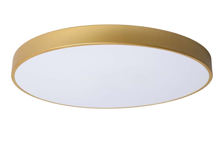 Plafonnier - Ø 60 cm - LED Dim. - 1x60W 2700K - 3 StepDim - Or Mat / Laiton