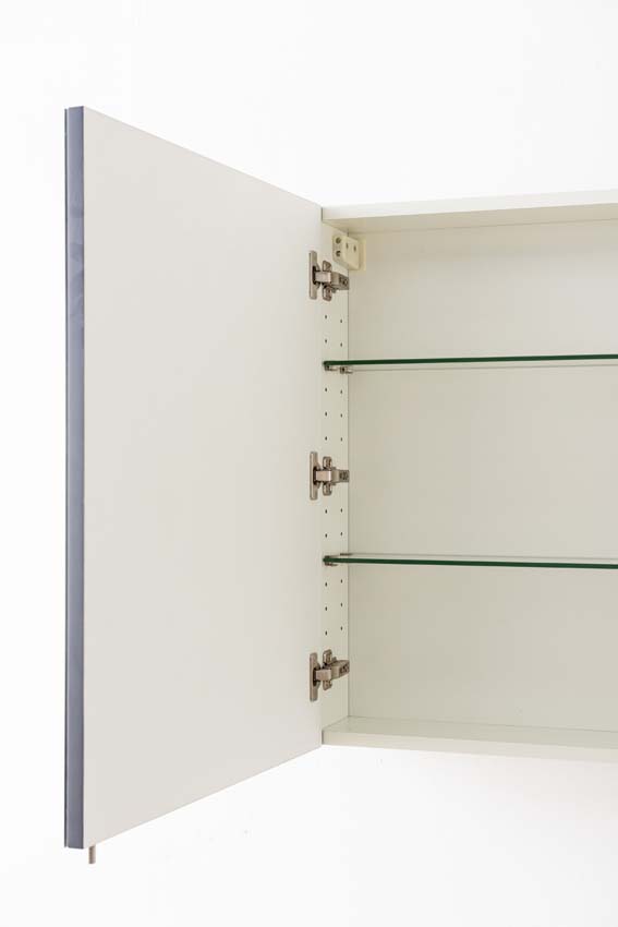 Spiegelkast Tibo/Tony mat grijs 120x67cm