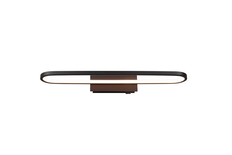 Badkamerverlichting wandlamp LED zwart 9cm 23W 2300LM IP44