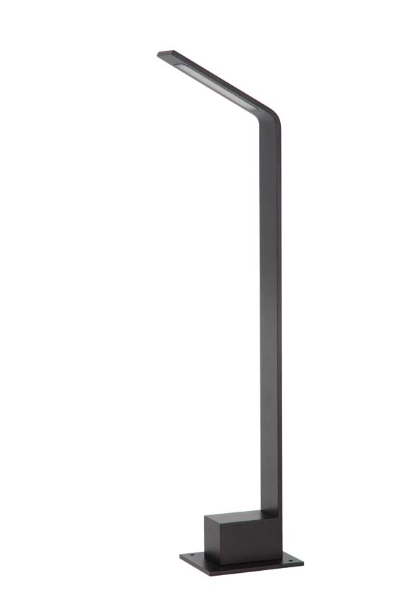 Lucide LAWFORD - Sokkellamp - LED - 1x6W 3000K - IP54 - Zwart