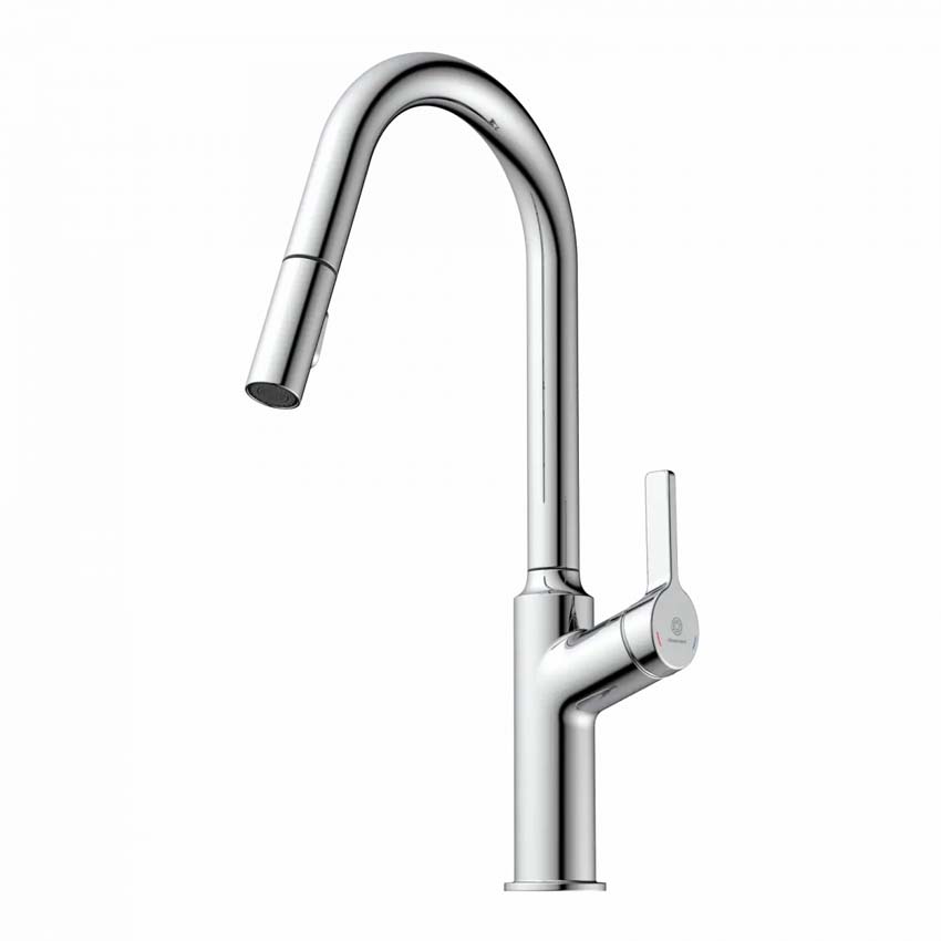 Robinet de cuisine Wasserwerk WK 12 chrome avec bec extractible