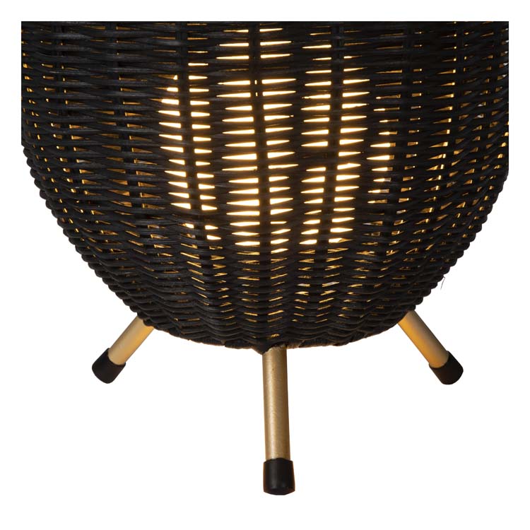 Tafellamp - Ø 30 cm - 1xG9 - Zwart
