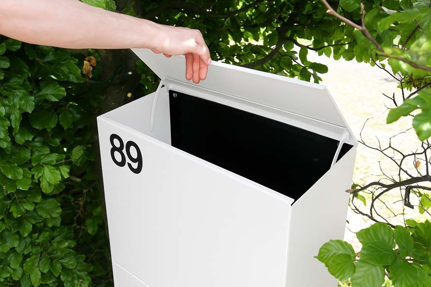 Boîte à colis eSafe Dropbox Medium Front blanc