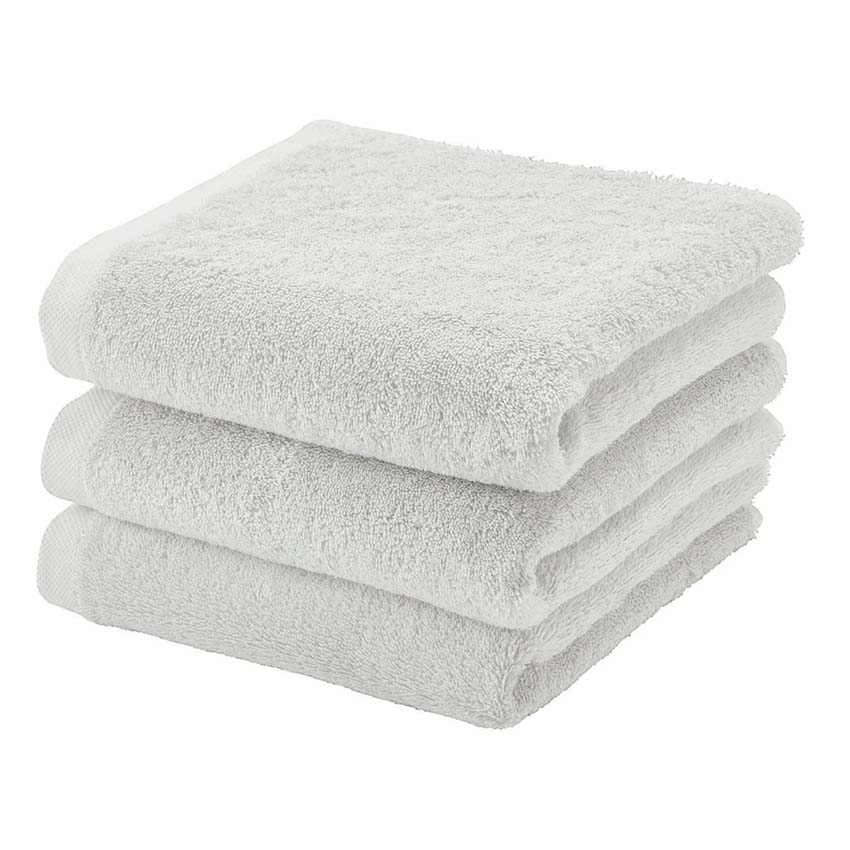 Serviette Aquanova London coton Égyptien blanc 55x100cm