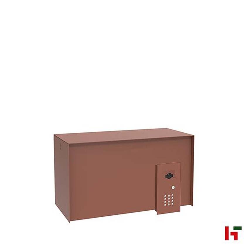 Boîte à colis ONZO (eSafe) Bulkbox aspect acier corten connect