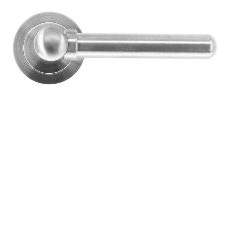 Deurkruk pitigliano inox look zonder rozet