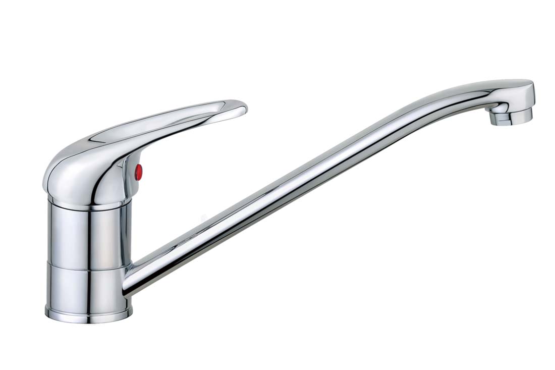 Robinet de cuisine monocommande Fatih en chrome